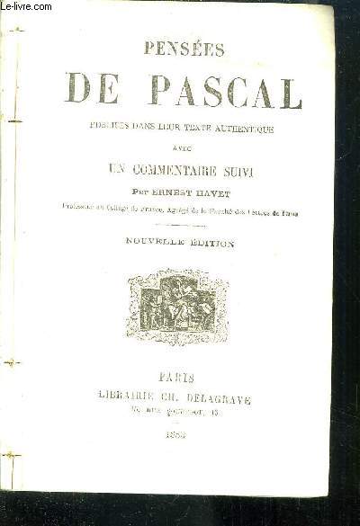 PENSEES DE PASCAL