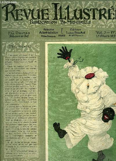 REVUE ILLUSTREE - PUBLICATION BI-MENSUELLE - VOL N3 - N31 - 15 MARS 1887