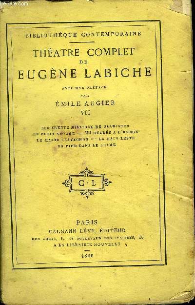 THEATRE COMPLET DE EUGENE LABICHE VII