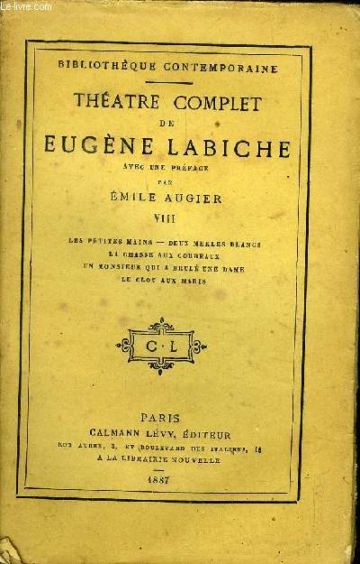 THEATRE COMPLET DE EUGENE LABICHE VIII