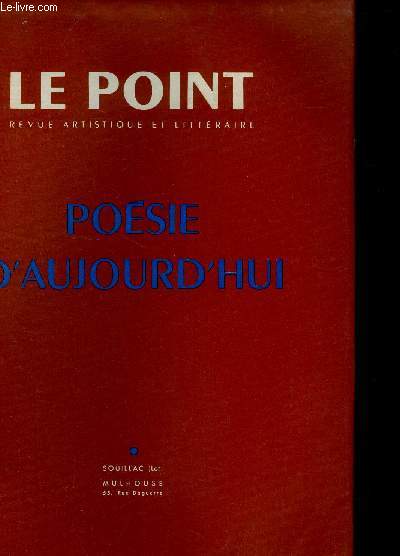 POESIE D AUJOURD HUI - XLVIII - JUIN 1954