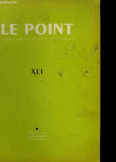 XLI - AVRIL 1952