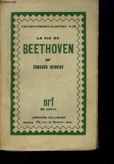 LA VIE DE BEETHOVEN