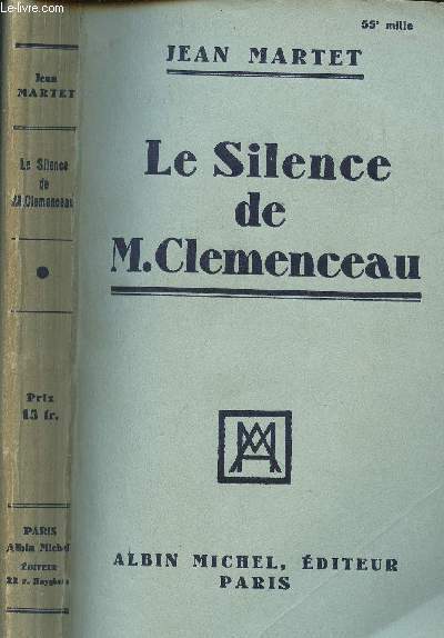 LE SILENCE DE M. CLEMENCEAU
