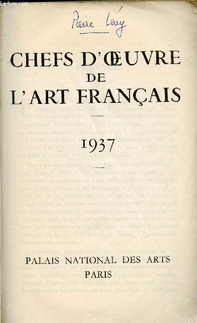 CHEFS D OEUVRE DE L ART FRANCAIS