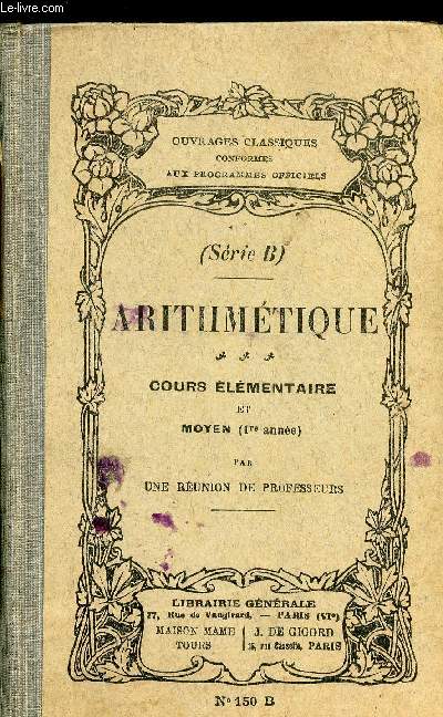 ARITHMETIQUE