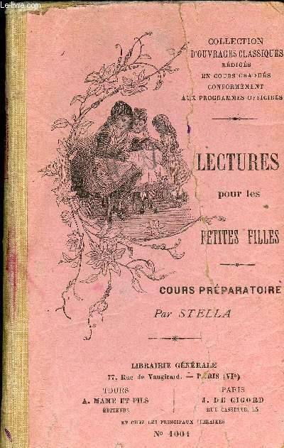 LECTURES POUR LES PETITES FILLES