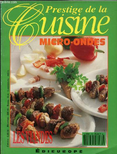 PRESTIGE DE LA CUISINE - MICRO ONDES - LES VIANDES