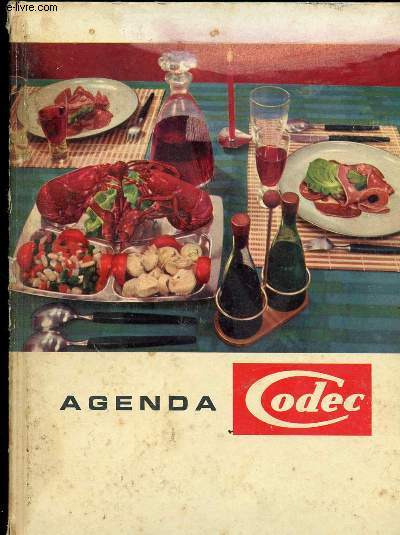 AGENDA GASTRONOMIQUE ET PRATIQUE 1963 - BONNE CUISINE - FINES CUISINIERES