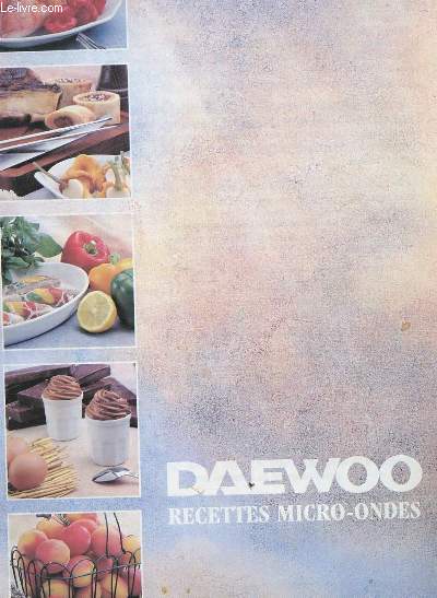 DAEWOO - RECETTES MICRO-ONDES