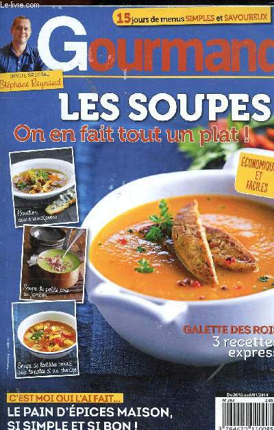 GOURMAND N283- LES SOUPES - ON EN FAIT TOUT UN PLAT !