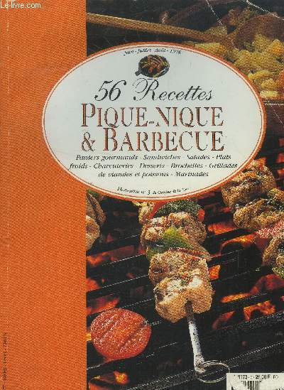 Cuisine de la mer - Hors-srie n3 - Jui, Juillet, Aot 1998 : 56 recettes pique-nique & barbecue
