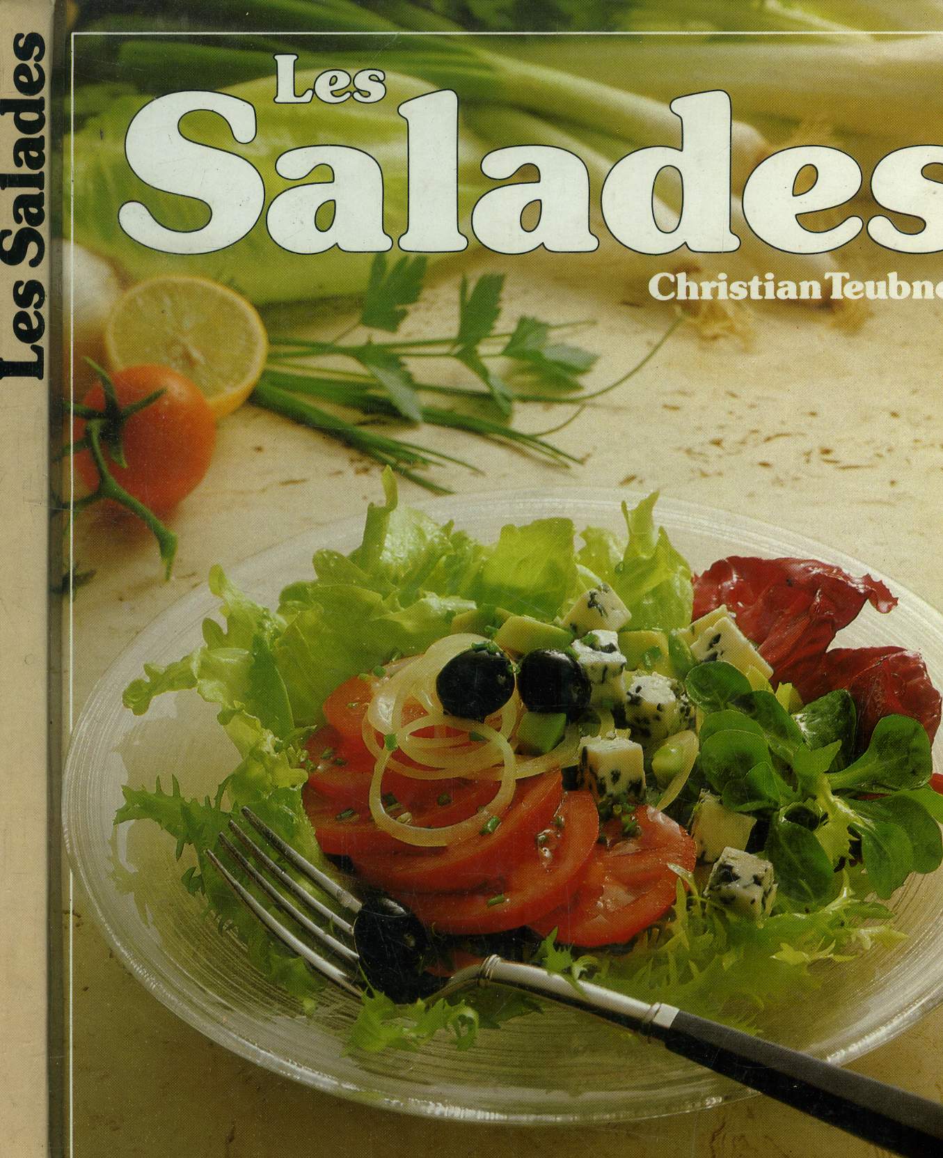 Les salades : 120 recettes illustrs pour toutes les occasions : Importance des sauces -Salades vertes -Cresson, pissenlit, pinards, Salades aux lgumes - Pommes de terre - Cleri, fenouil et choux - Carottes et navets - Courgettes, aubergines,etc.