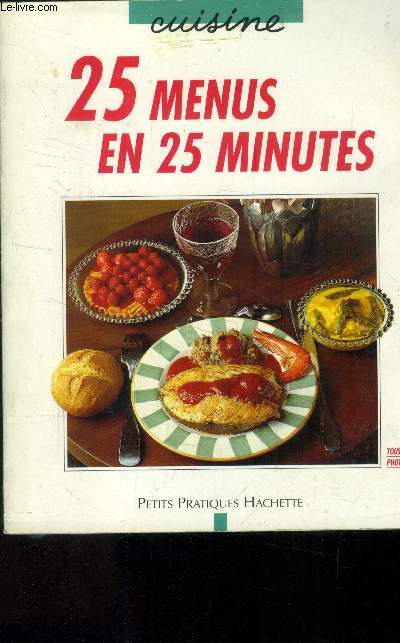 25 menus en 25 minutes