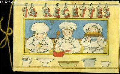 14 recettes - Livret de recette pour enfants, illustr en couleurs