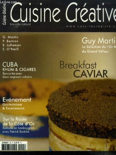 Cuisine Crative n 25 - Septembre, Octobre, Novembre 2006 :