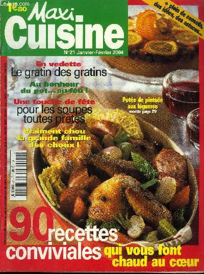 Maxi Cuisine N 21 - Janvier - fvrier 2004 :