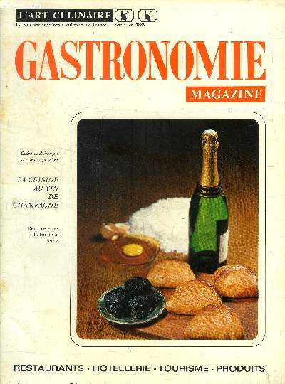 Gastronomie Magazine - N 34 - Dcembre 1974 : Le faisan au muscat - Alexandre Dumaine - le congrs des Matres-cuisiniers de France - Boulevard des gastronomes : Michelin et Klber  la loupe,par Georges Prade - Une fourchette entre Sarthe et Loir, etc.