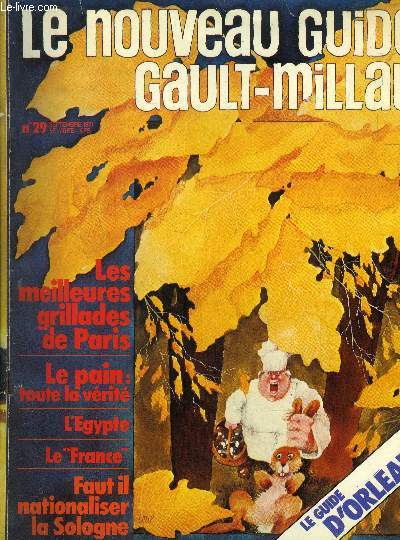 Le nouveau Guide Gault-Millau - Magazine n° 29 - Septembre 1971 :