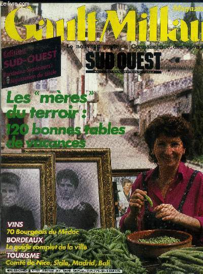 Le nouveau Guide Gault-Millau Sud-Ouest n 109 - Juin 1985 : 70 Bourgeois du mdoc au banc d'essai - ces grand schpateaux qui font Bordeaux : Ducru-Beaucaillou - le bourbon : l4Amrique au fond du verre - Bali - Madrid - Sicile,etc.