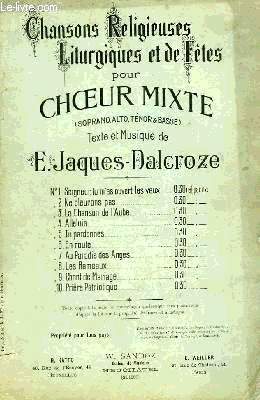 CHANSONS RELIGIEUSES LITURGIQUES ET DE FETES POUR CHOEUR MIXTE