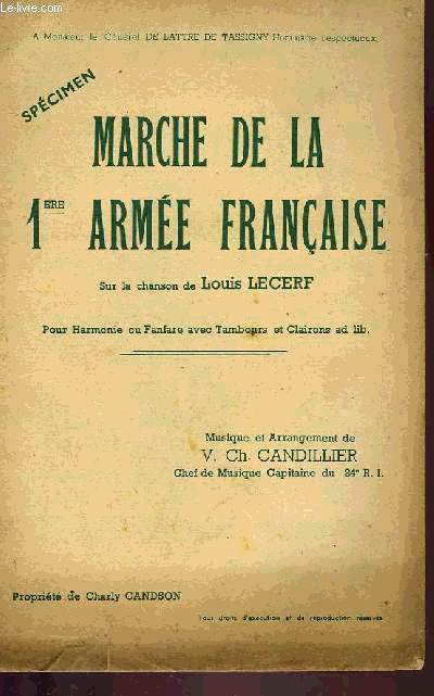 MARCHE DE LA 1ERE ARMEE FRANCAISE