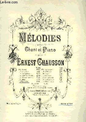 MELODIES POUR CHANT ET PIANO