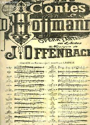 LES CONTES D'HOFFMANN