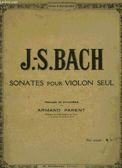 SONATES POUR VIOLON SEUL