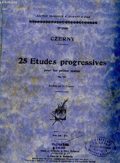 25 ETUDES PROGRESSIVES