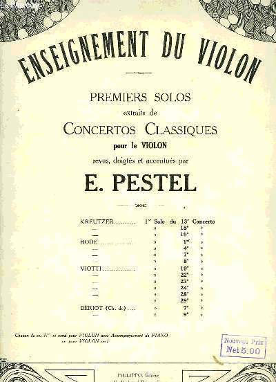 ENSEIGNEMENT DU VIOLON