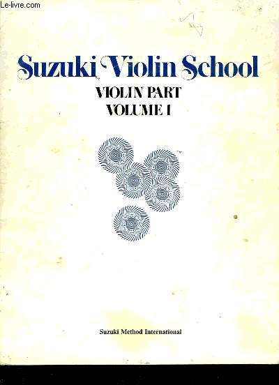 SUZUKI VIOLIN SCHOOL VOLUME I