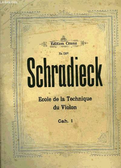 ECOLE DE LA TECHNIQUE DU VIOLON