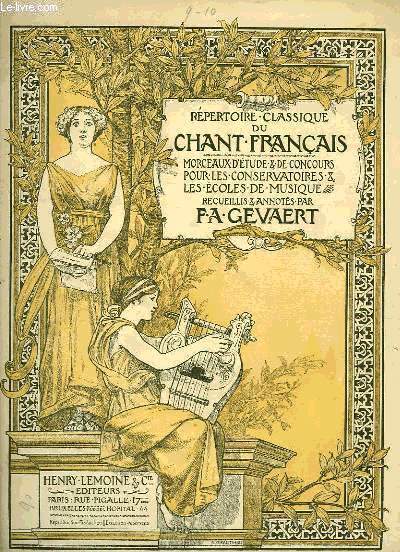 REPERTOIRE CLASSIQUE DU CHANT FRANCAIS