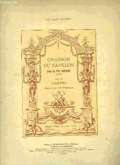 CHANSON DU PAPILLON