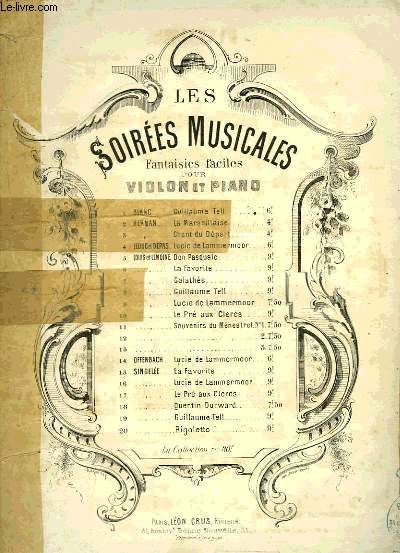 LES SOIREES MUSICALES