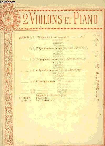 2 VIOLONS ET PIANOS