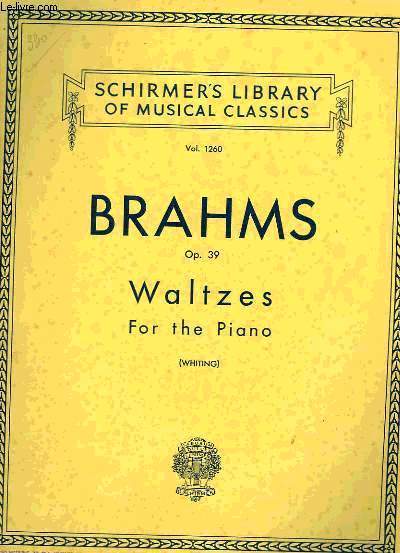 WALTZES FOR THE PIANO