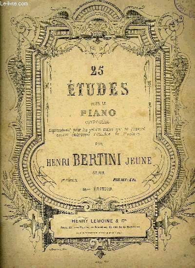 25 ETUDES POUR LE PIANO