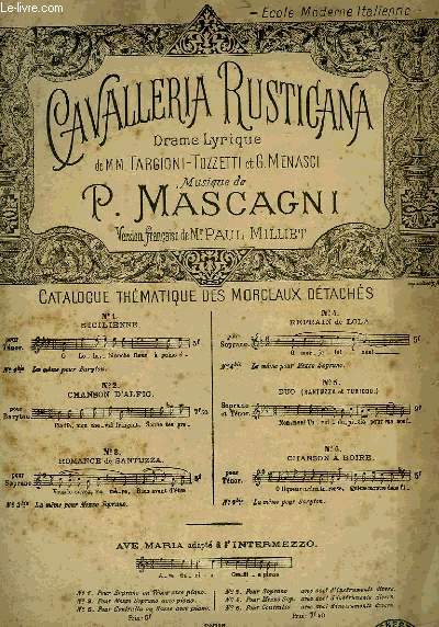 CAVALLERIA RUSTICANA