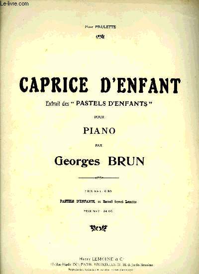 CAPRICE D'ENFANT