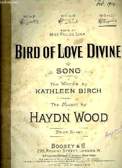 BIRD OF LOVE DIVINE