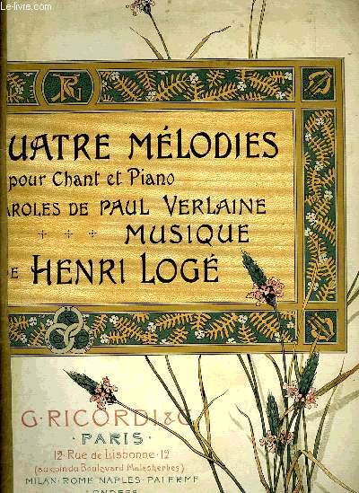 QUATRE MELODIES