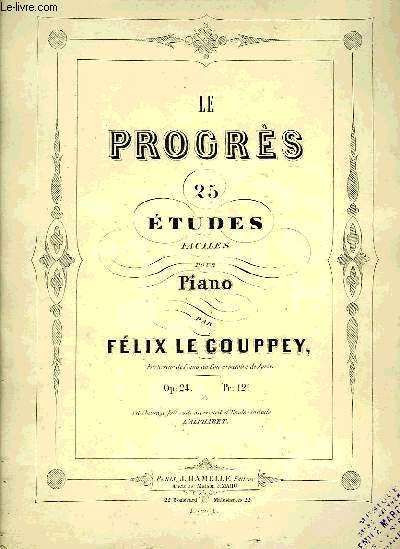 LE PROGRES, 25 ETUDES FACILES