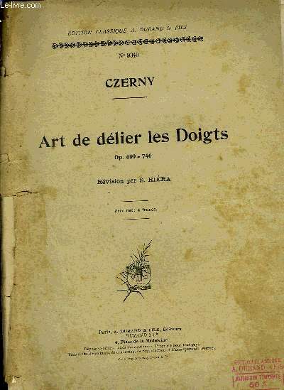 ART DE DELIER LES DOIGTS