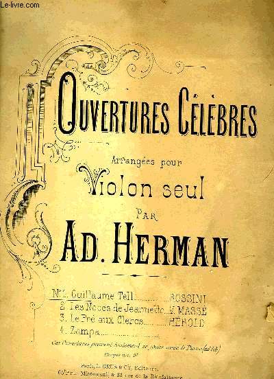 OUVERTURES CELEBRES