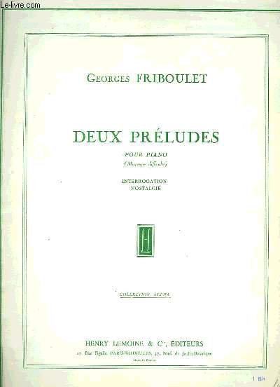 DEUX PRELUDES