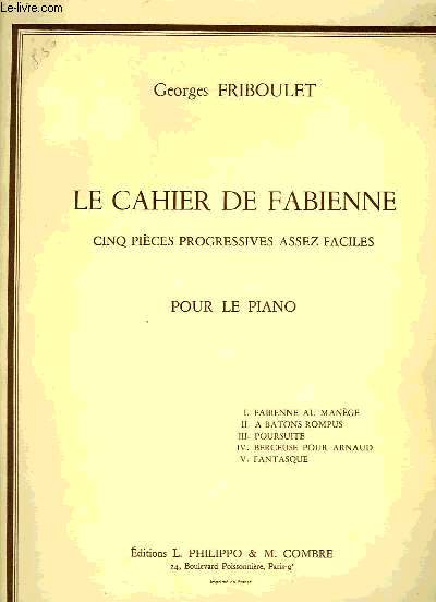 LE CAHIER DE FABIENNE
