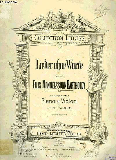 LIEDER OHNE WORTE