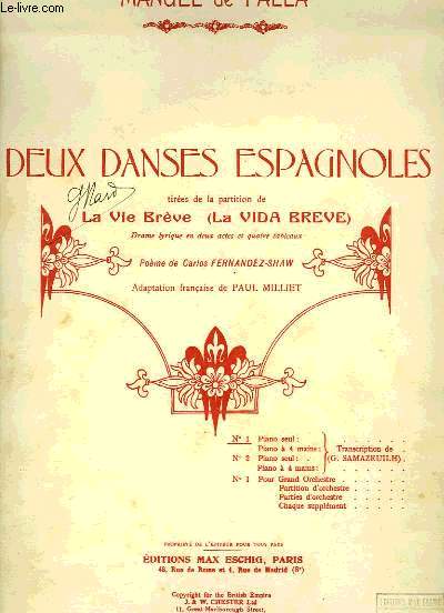 DEUX DANSES ESPAGNOLES